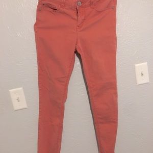 Red Denim Pants